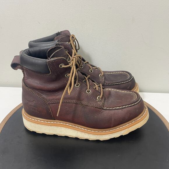 Red Wing Shoes Other - Red Wing Irish Setter Boots Men 8 E2 Electric Harzard Work Soft Moc Toe EH Ashby